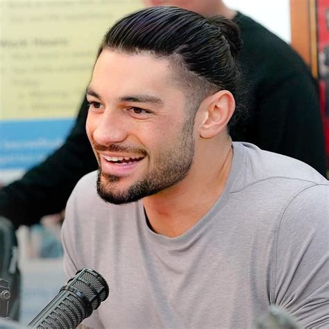 Heyman mentioned ever since Sami Zayn joined the faction, he saw <strong>Roman Reigns smiling</strong> in a middle of a promo. . Roman reigns smiling